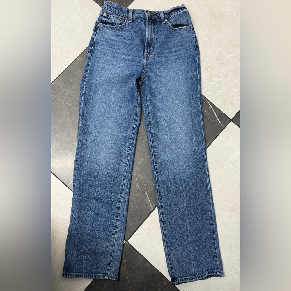 pistola Straight Leg Jeans in Medium Blue Wash - Picture 3 of 6